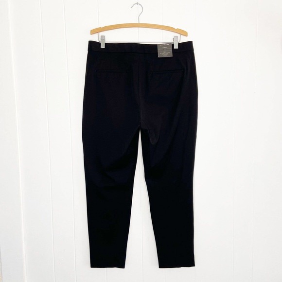 NWT Banana Republic High-Rise Slim Ankle Trouser Pant in Black - Women’s Size 14 - Picture 2 of 6